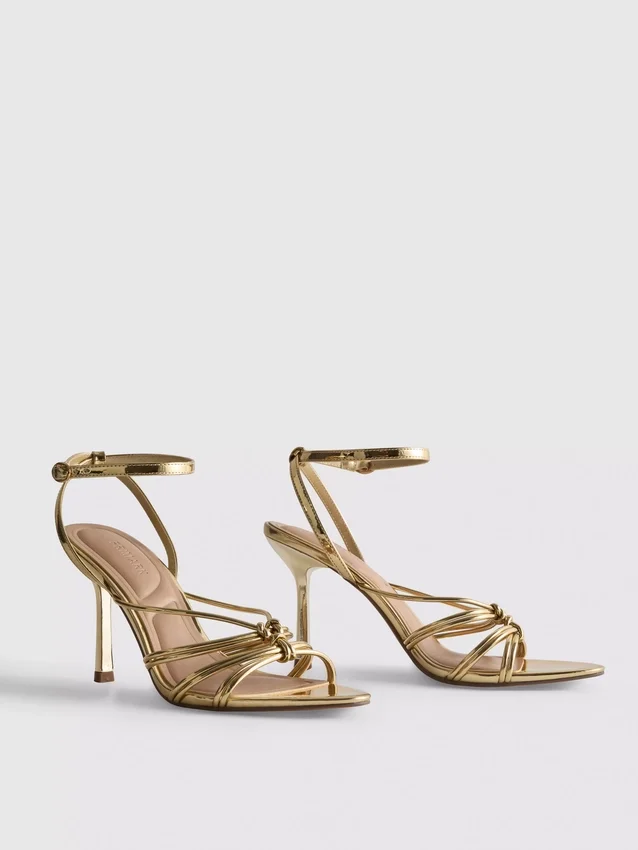 Paula Echevarría Sandalen mit geknotetem Absatz