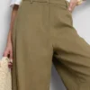 Paula Echevarría: Strukturierte Hose mit weitem Bein
