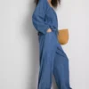 Paula Echevarría – Weithose aus baumwollreichem Denim