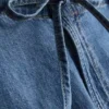 Paula Echevarría – Weithose aus baumwollreichem Denim