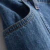Paula Echevarría – Weithose aus baumwollreichem Denim