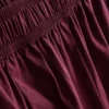 Plissierte Hosen mit weitem Bein in Papieroptik