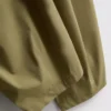 Plissierte Hosen mit weitem Bein in Papieroptik
