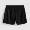 Plissierte Shorts aus Leinenmischung