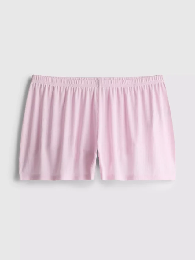 Pointelle-Schlafanzug-Shorts