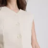 Polierte Sweatshirt-Weste