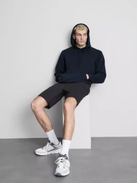 Pullover-Hoodie aus Baumwollmischung