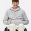 Pullover-Hoodie aus Baumwollmischung