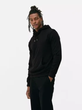 Pullover-Hoodie aus Baumwollmischung