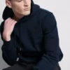 Pullover-Hoodie aus Baumwollmischung