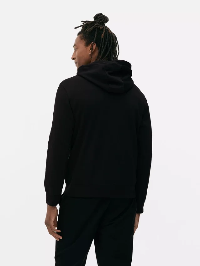 Pullover-Hoodie aus Baumwollmischung
