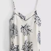 Pyjama-Cami-Top mit Korallenprint