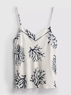 Pyjama-Cami-Top mit Korallenprint