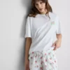 Pyjama-Oberteil mit Grafikprint