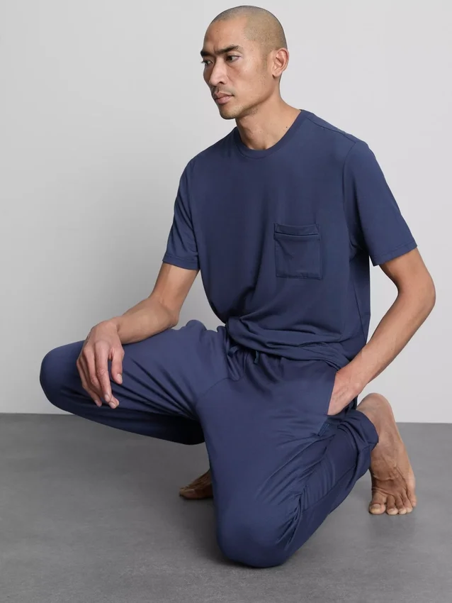 Pyjama-Oberteil mit kurzen Ärmeln