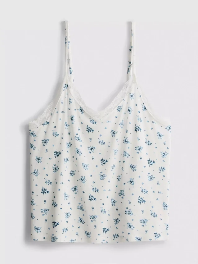Pyjama-Top mit hohem Modalanteil