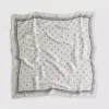 Quadratischer Schal mit Polka-Dots