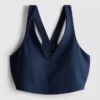 Racer-Active-Crop-Top mit V-Ausschnitt