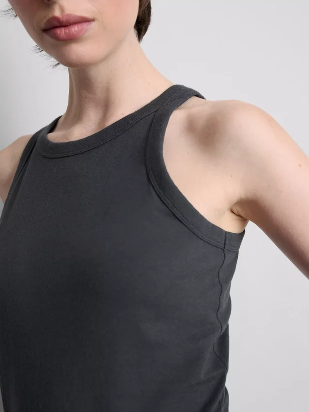 Racerback-Tanktop aus Baumwolle
