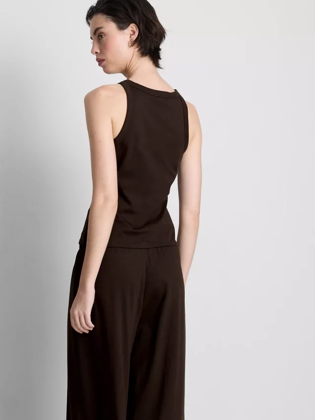 Racerback-Tanktop aus Baumwolle
