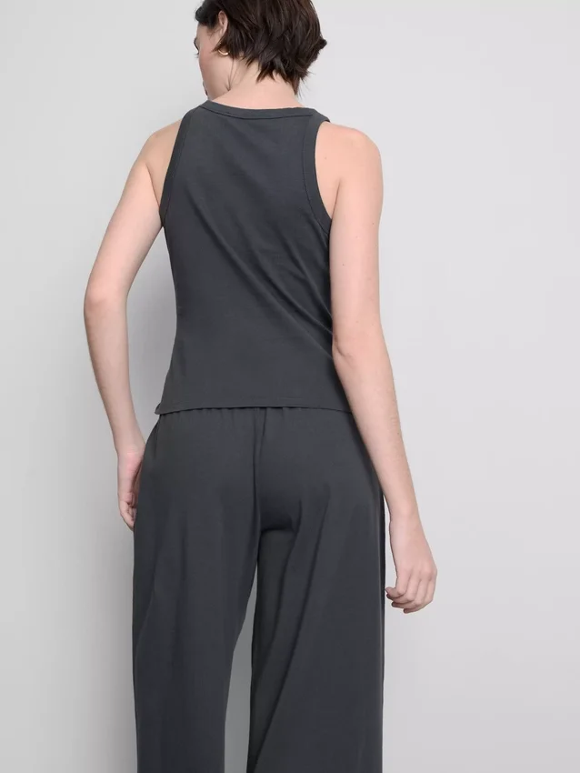 Racerback-Tanktop aus Baumwolle