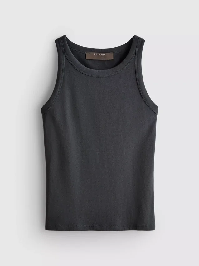 Racerback-Tanktop aus Baumwolle
