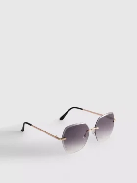 Randlose quadratische Diamanta-Sonnenbrille
