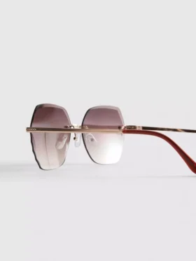 Randlose quadratische Diamanta-Sonnenbrille