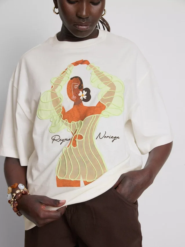 Reyna Noriega Oversize-Baumwoll-T-Shirt