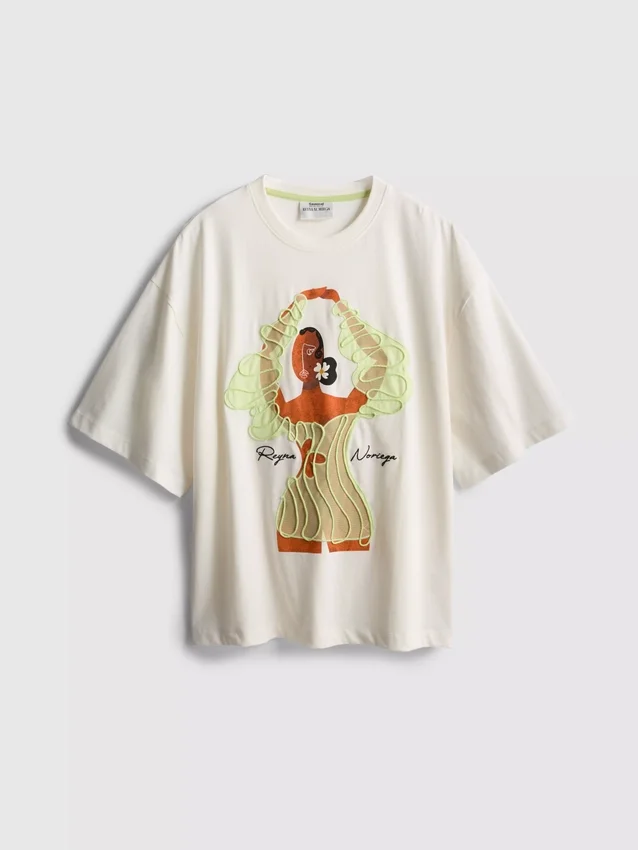 Reyna Noriega Oversize-Baumwoll-T-Shirt