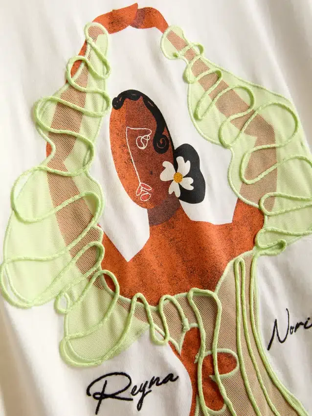 Reyna Noriega Oversize-Baumwoll-T-Shirt