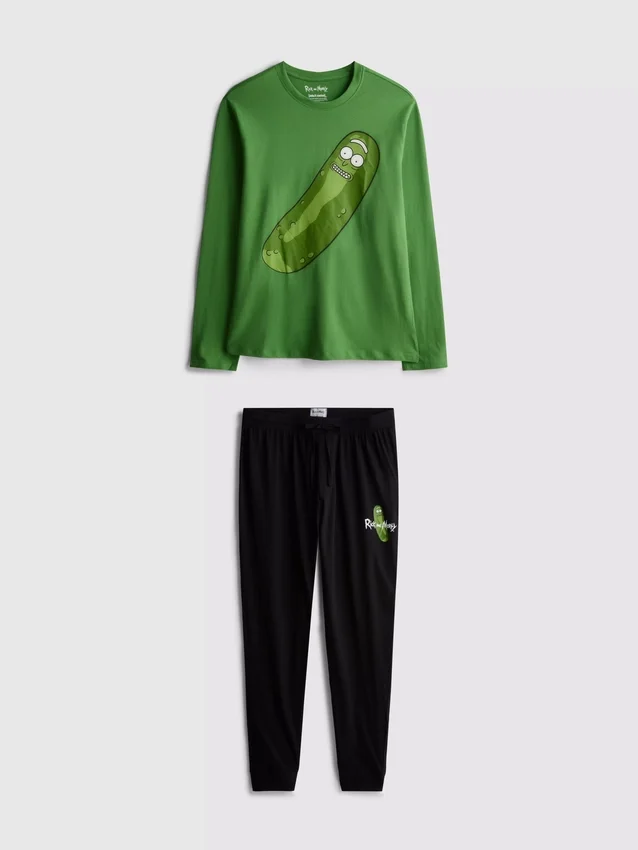 Rick-and-Morty-Schlafanzug «Pickle Rick»