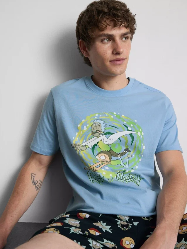 Rick-und-Morty-Schlafanzug-Set