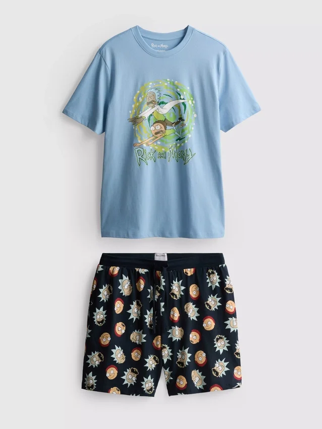 Rick-und-Morty-Schlafanzug-Set