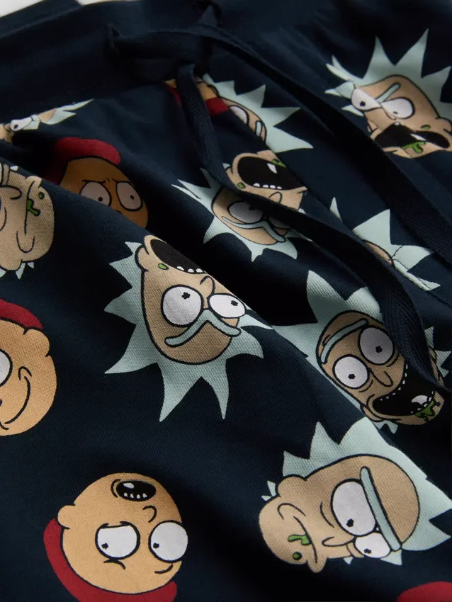 Rick-und-Morty-Schlafanzug-Set