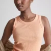 Ripp-Tanktop mit Racerback aus baumwollreichem Material