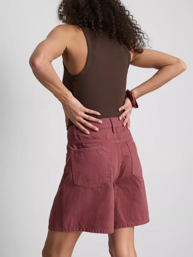 Ripp-Tanktop mit Racerback aus baumwollreichem Material