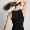Ripp-Tanktop mit Racerback aus baumwollreichem Material