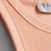 Ripp-Tanktop mit Racerback aus baumwollreichem Material