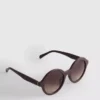 Runde getönte Sonnenbrille