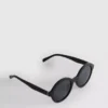 Runde getönte Sonnenbrille