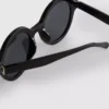 Runde getönte Sonnenbrille