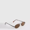 Runde Sonnenbrille aus Metall