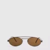 Runde Sonnenbrille aus Metall