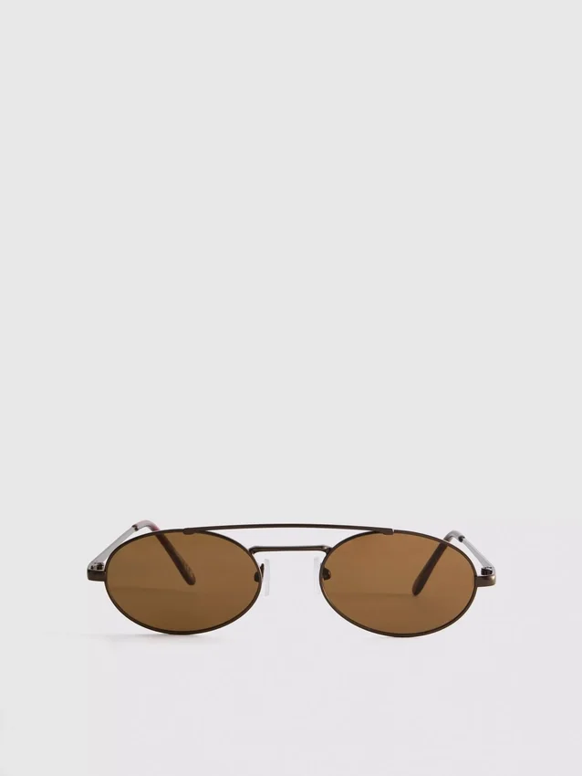Runde Sonnenbrille aus Metall
