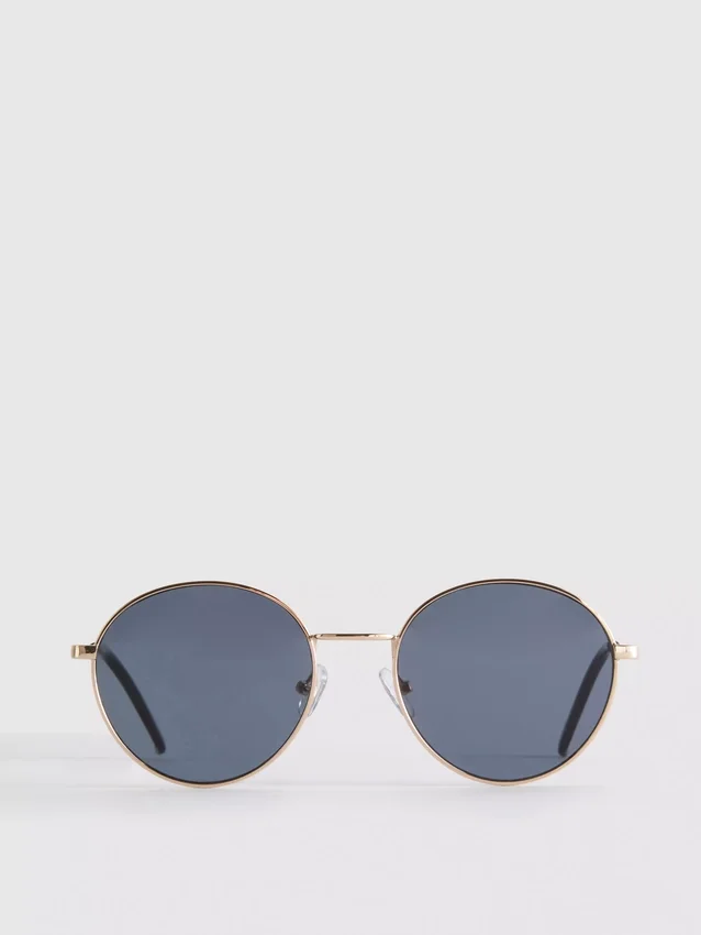 Runde Sonnenbrille aus Metall