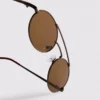 Runde Sonnenbrille aus Metall
