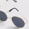 Runde Sonnenbrille aus Metall