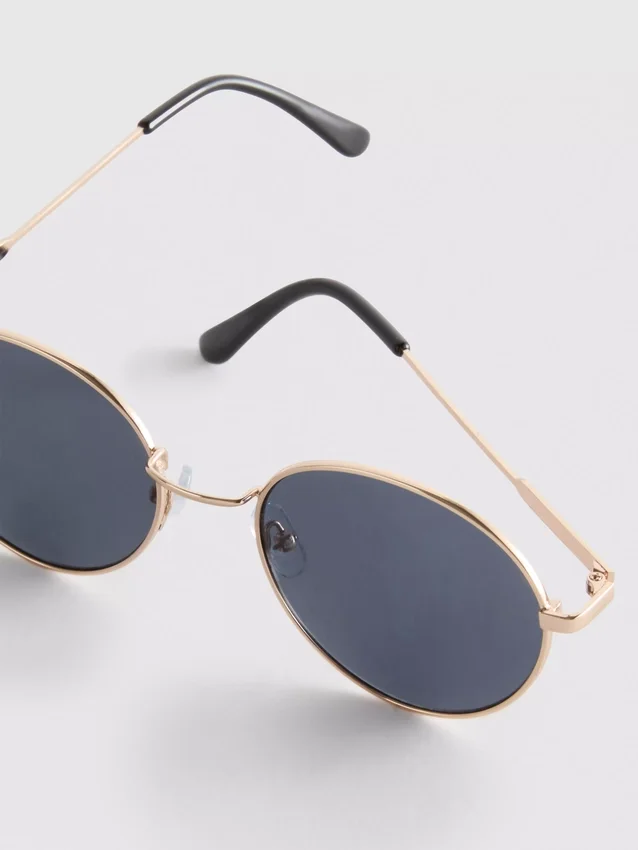 Runde Sonnenbrille aus Metall