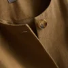Safari-Blazer aus Baumwollmischung mit Gürtel
